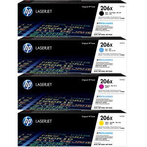 Compatible with HP 206X Toner Cartridges BCYM