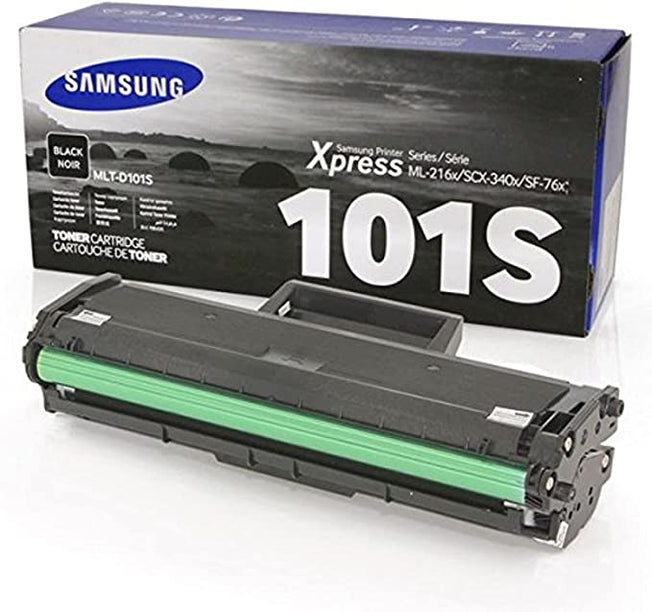 Samsung ML-2160 Black Toner Cartridge, Genuine OEM (MLT-D101S, SU700A)