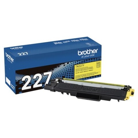 compatible brother tn227y toner cartridge yellow 2.3k