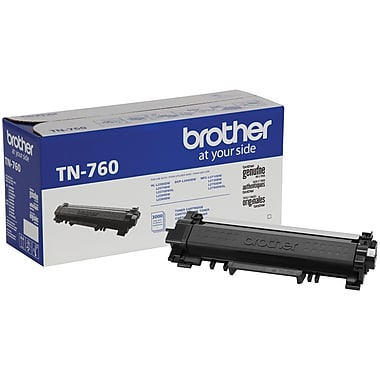 Brother tn-760 Black Toner Cartridge, High Yield, Genuine