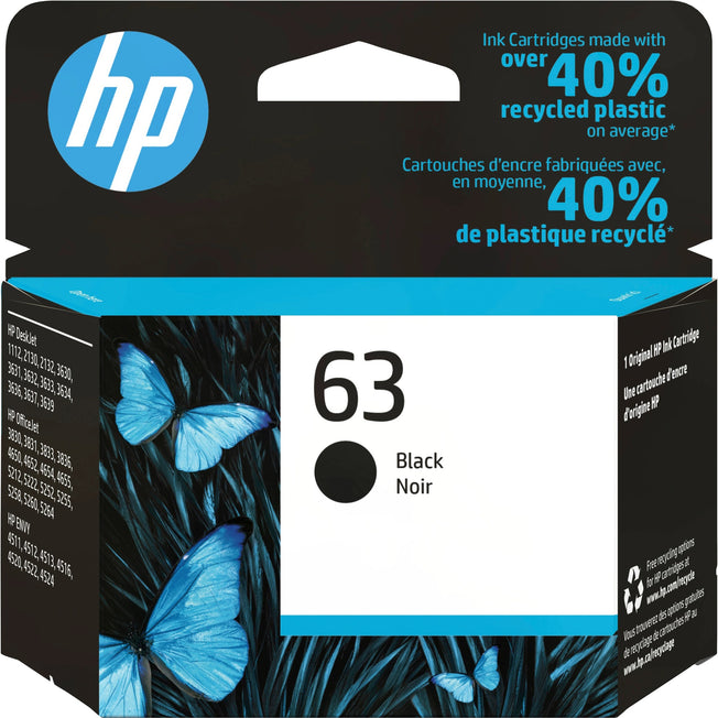 HP 63 F6U62AN Ink Cartridge Black