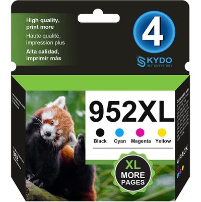 HP 952XL Ink Cartridges for BCYM Value 4 Pack