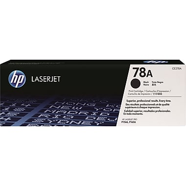 HP ce278a LaserJet P1566 P1606 Black Toner Cartridge, Genuine OEM