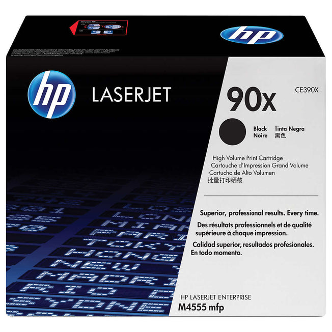 HP ce390x LaserJet M4555 Toner Cartridge, High Yield, Genuine OEM